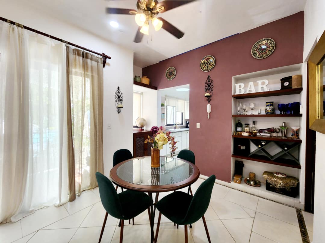 Spacious Colonial Style 1 Bedroom Condo for Sale Ground Floor Oasis in Downtown Playa del Carmen